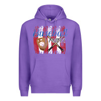 Purple Baseball mom Premium Hoodie - Bettercallsaul