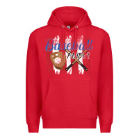Red Baseball mom Premium Hoodie - Bettercallsaul