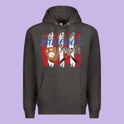 Baseball Mom Premium Hoodie Designed By Bettercallsaul