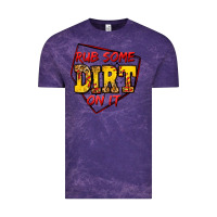 Cloud Purple rub some dirt on it softball Vintage Tee - Jasminsmagicworld