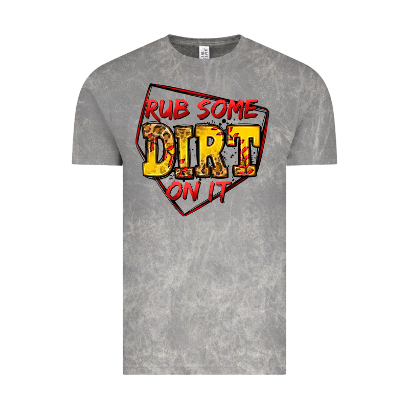 Rub Some Dirt On It Softball Vintage Tee by Jasminsmagicworld | Teevron