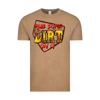 Vintage Coffee rub some dirt on it softball Vintage Tee - Jasminsmagicworld