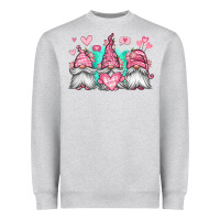 Heather Grey valentines day gnomes Heavyweight Sweatshirt - Jasminsmagicworld