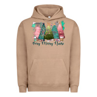 Pigment Burro verry merry nurse Urban Hoodie - CowGirlArtShop
