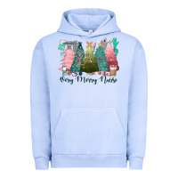 Pigment Grape Ice verry merry nurse Urban Hoodie - CowGirlArtShop