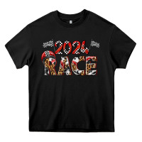 Black 2024 race Heavy Core Tee - texasbilliewilder