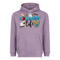 Lavender Counselor Life Heavyweight Hoodie - LillyAllenDesigns
