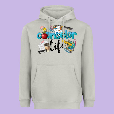 Counselor Life Heavyweight Hoodie Designed By Lillyallendesigns