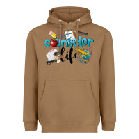 Toasted Coconut Counselor Life Heavyweight Hoodie - LillyAllenDesigns
