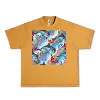 Peanut Butter dolphin and crab seamless pattern Urban Heavy Tee - BundleAndBundleShop