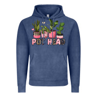 Vintage Denim pot head plants Vintage Hoodie - JahusDesignShop