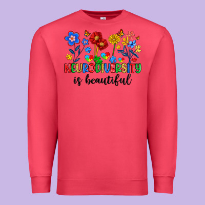 Neurodiversity Is Beautiful Premium Sweatshirt Designed By Artiststas