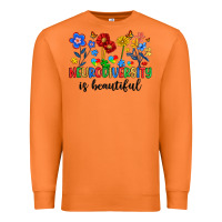 Carrot neurodiversity is beautiful Premium Sweatshirt - Artiststas