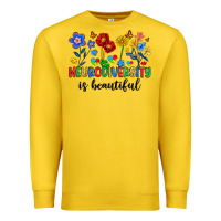 Lemon neurodiversity is beautiful Premium Sweatshirt - Artiststas