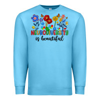 Ocean Blue neurodiversity is beautiful Premium Sweatshirt - Artiststas