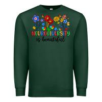 Sports Green neurodiversity is beautiful Premium Sweatshirt - Artiststas