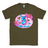 Army Green back to school flowers fifth grade 3200x2400 Classic Tee - AdoDesignShop