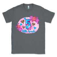 Charcoal Heather back to school flowers fifth grade 3200x2400 Classic Tee - AdoDesignShop