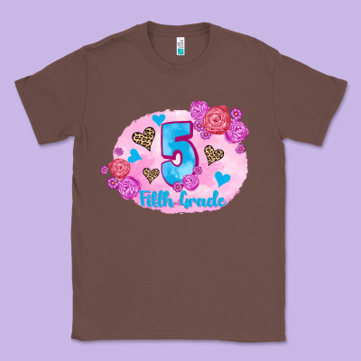 Back To School Flowers Fifth Grade 3200x2400 Classic Tee Designed By Adodesignshop