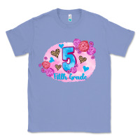 Colony Blue back to school flowers fifth grade 3200x2400 Classic Tee - AdoDesignShop