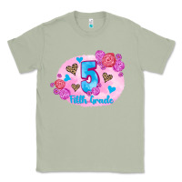 Matcha back to school flowers fifth grade 3200x2400 Classic Tee - AdoDesignShop