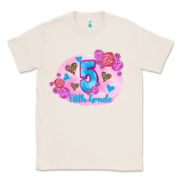 Natural back to school flowers fifth grade 3200x2400 Classic Tee - AdoDesignShop