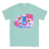 Seafoam back to school flowers fifth grade 3200x2400 Classic Tee - AdoDesignShop