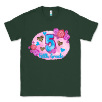 Sports Green back to school flowers fifth grade 3200x2400 Classic Tee - AdoDesignShop