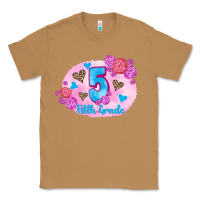 Toasted Coconut back to school flowers fifth grade 3200x2400 Classic Tee - AdoDesignShop