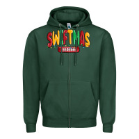 Sports Green swiftmas season Zipper Hoodie - MaliasSmallBusiness