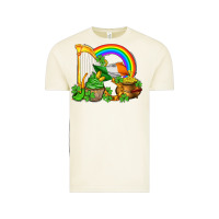 Vintage Arctic st patricks day  rainbow shamrocks Vintage Tee - AdoDesignShop
