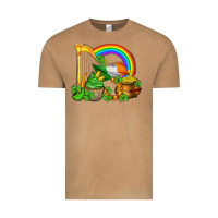 Vintage Camel st patricks day  rainbow shamrocks Vintage Tee - AdoDesignShop