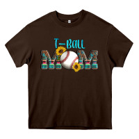 Chocolate Brown sport t ball mom Heavy Core Tee - Artiststas