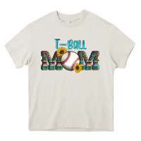 Cream sport t ball mom Heavy Core Tee - Artiststas