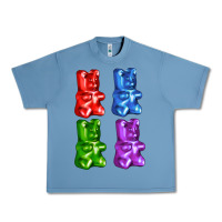 Pebble Blue jellybear Urban Heavy Tee - AdoDesignShop