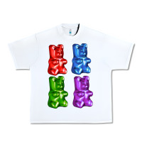 White jellybear Urban Heavy Tee - AdoDesignShop