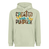 Matcha Created With A Purpose Heavyweight Hoodie - LillyAllenDesigns