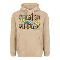 Mushroom Created With A Purpose Heavyweight Hoodie - LillyAllenDesigns