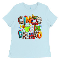 Baby Blue Cinco de drinko Ladies Tee - RanaPortraitStore