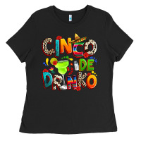 Black Cinco de drinko Ladies Tee - RanaPortraitStore