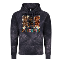 Cloud Black everything is better with dachshunds Vintage Hoodie - JahusDesignShop