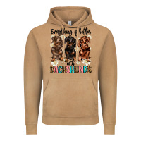 Vintage Camel everything is better with dachshunds Vintage Hoodie - JahusDesignShop