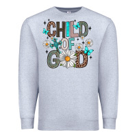 Heather Grey child of god Premium Sweatshirt - Artiststas