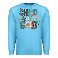 Ocean Blue child of god Premium Sweatshirt - Artiststas
