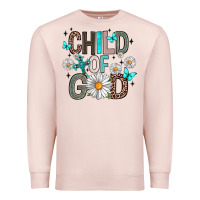 Pale Pink child of god Premium Sweatshirt - Artiststas