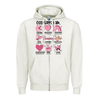 Oatmeal Heather funny valentines Zipper Hoodie - MaliasSmallBusiness