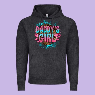 Daddy's Girl Vintage Hoodie Designed By Ranaportraitstore