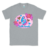 Heather Grey back to school flowers sixth grade 3200x2400 Classic Tee - AdoDesignShop