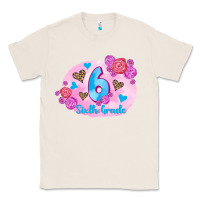 Natural back to school flowers sixth grade 3200x2400 Classic Tee - AdoDesignShop
