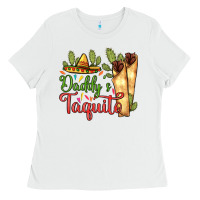 White Daddy's taquito Ladies Tee - RanaPortraitStore